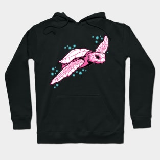 Pink Sea Turtle Hoodie